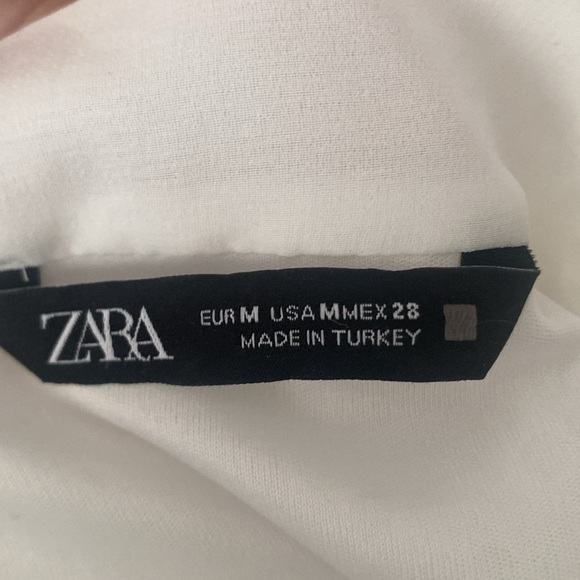 NWOT ZARA White Pleated Midi Skirt - Picture 5 of 6